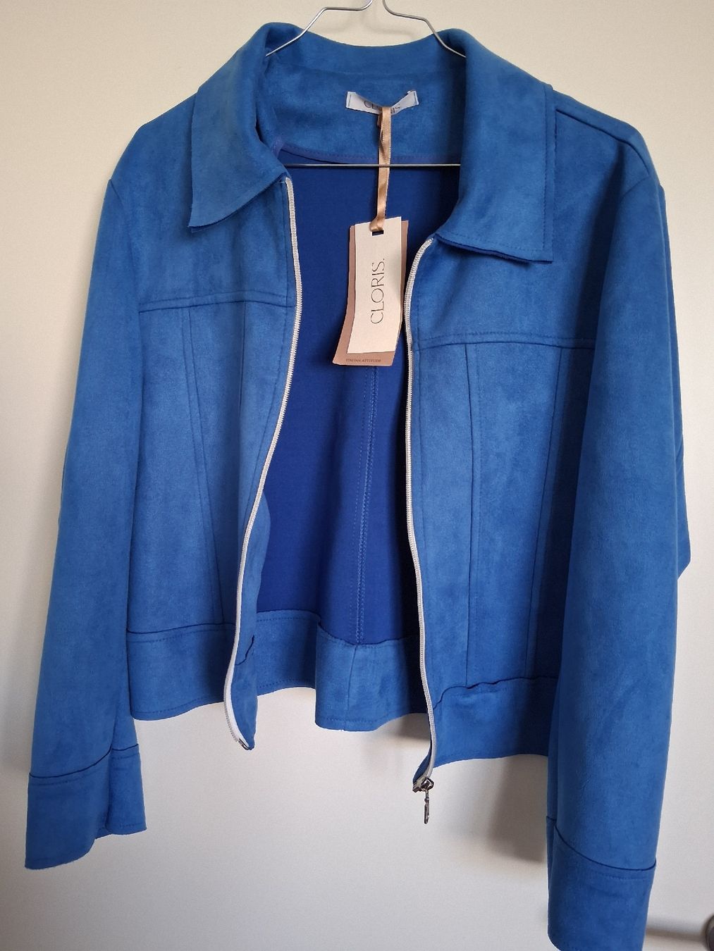 Giacche: Modische blaue Jacke Gr. L  weich – Nuovo e nell'imballaggio originale da Zürich venduto da Leders 3