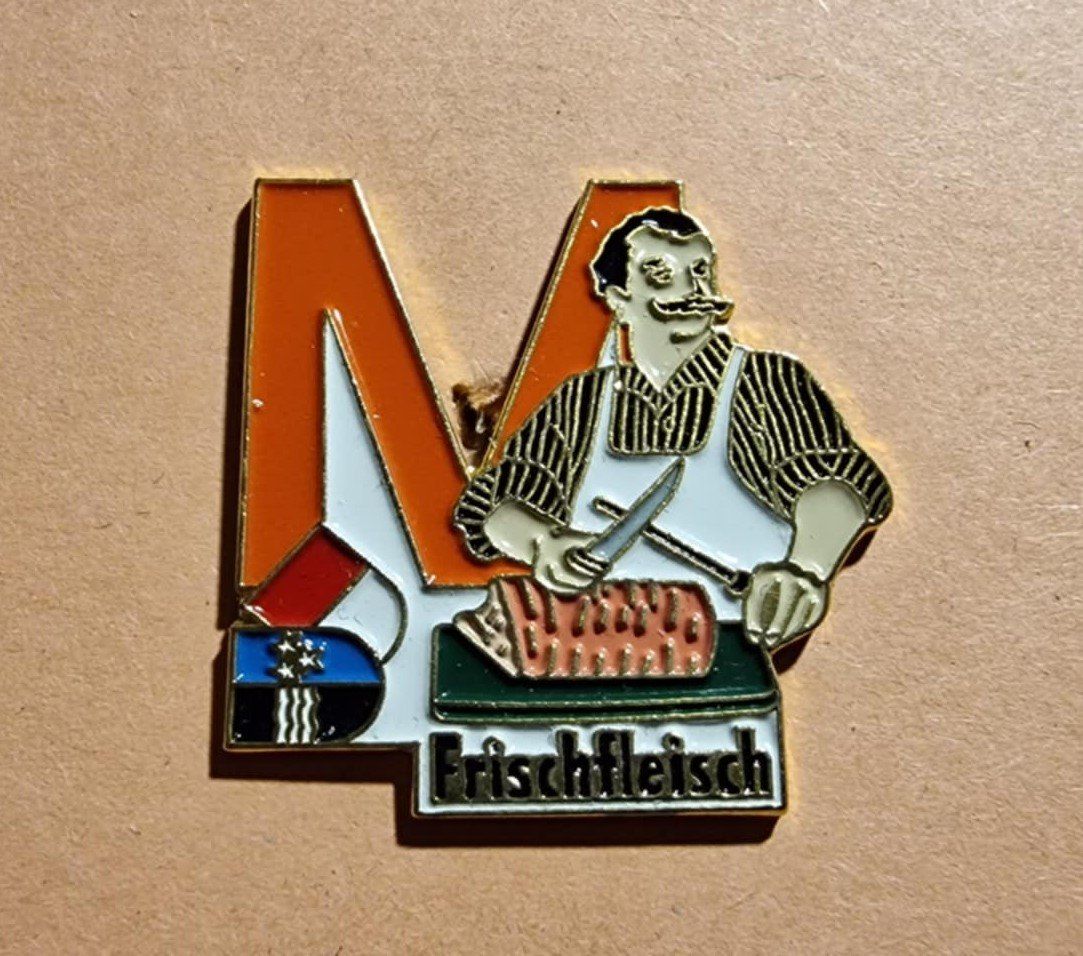 Plaquettes & Badges: Migros Frischfleisch Aargau / Solothurn num. 390 – D'occasion à Härkingen par specialshapes