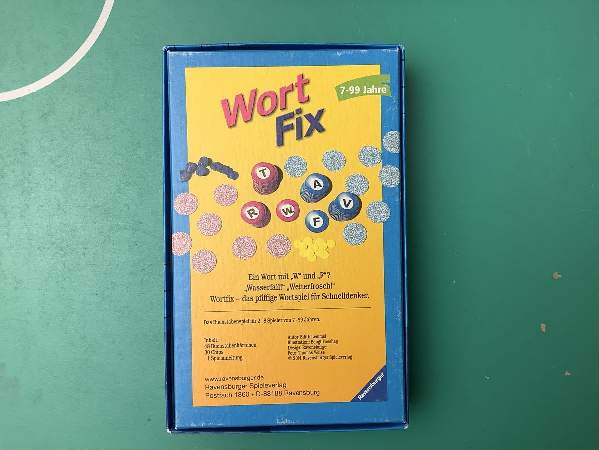 Ravensburger Spiele: Wort Fix Spiel Ravensburger – Gebraucht aus Baden von AlejandroA 2