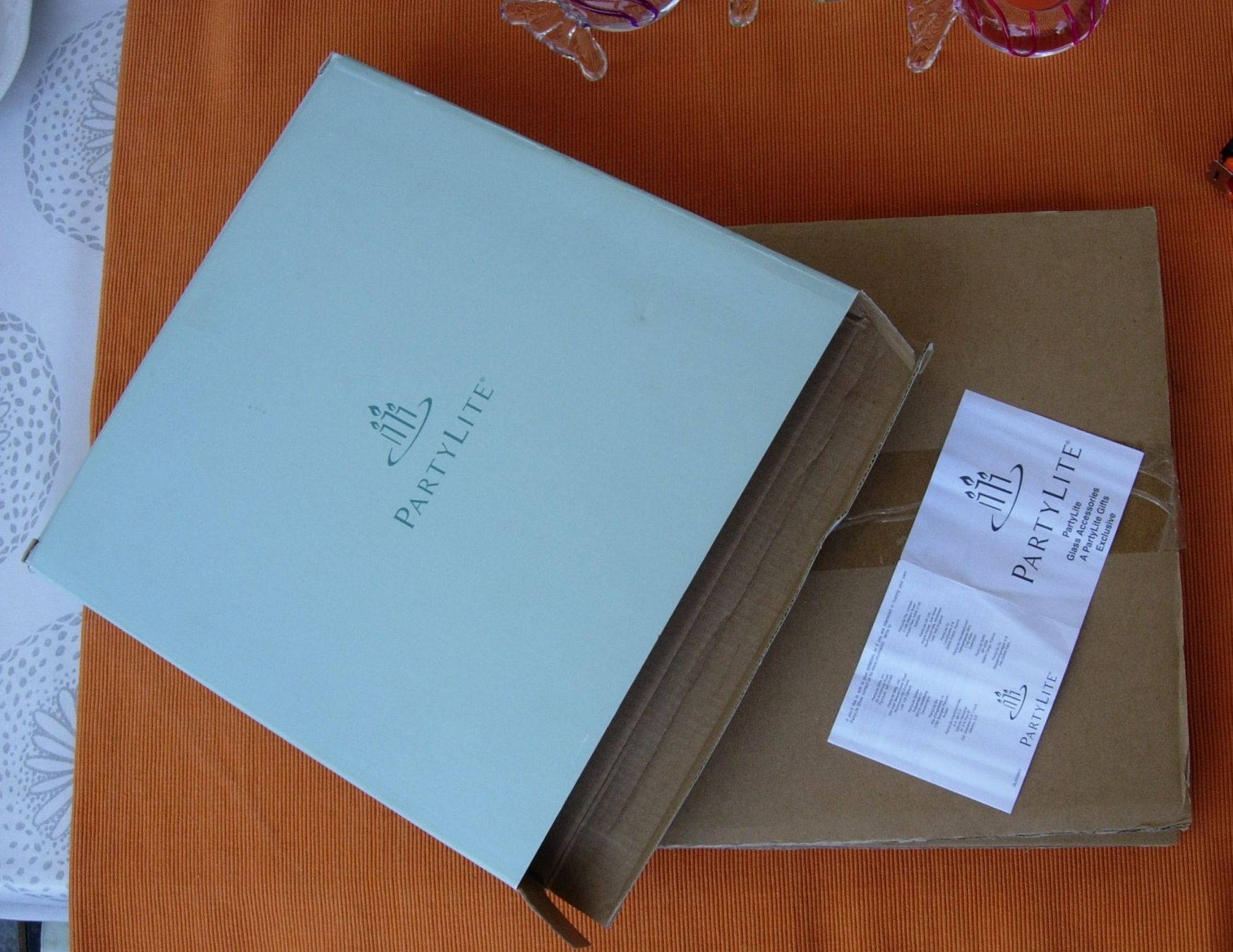 Sottobicchieri: PARTYLITE  Kerzenuntersetzer Set "Square" – Usato da Basel venduto da Grbina64 5