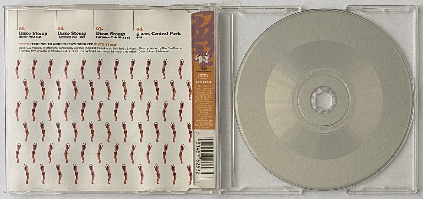 CD: Terence Franklin featuring EFO, Disco Stomp – Usato da Flums venduto da Asquillo 2
