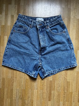 Shorts en jean ZARA taille haute