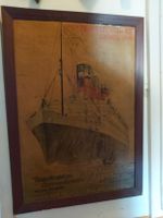 Poster Schiff Transatlantique French Line
