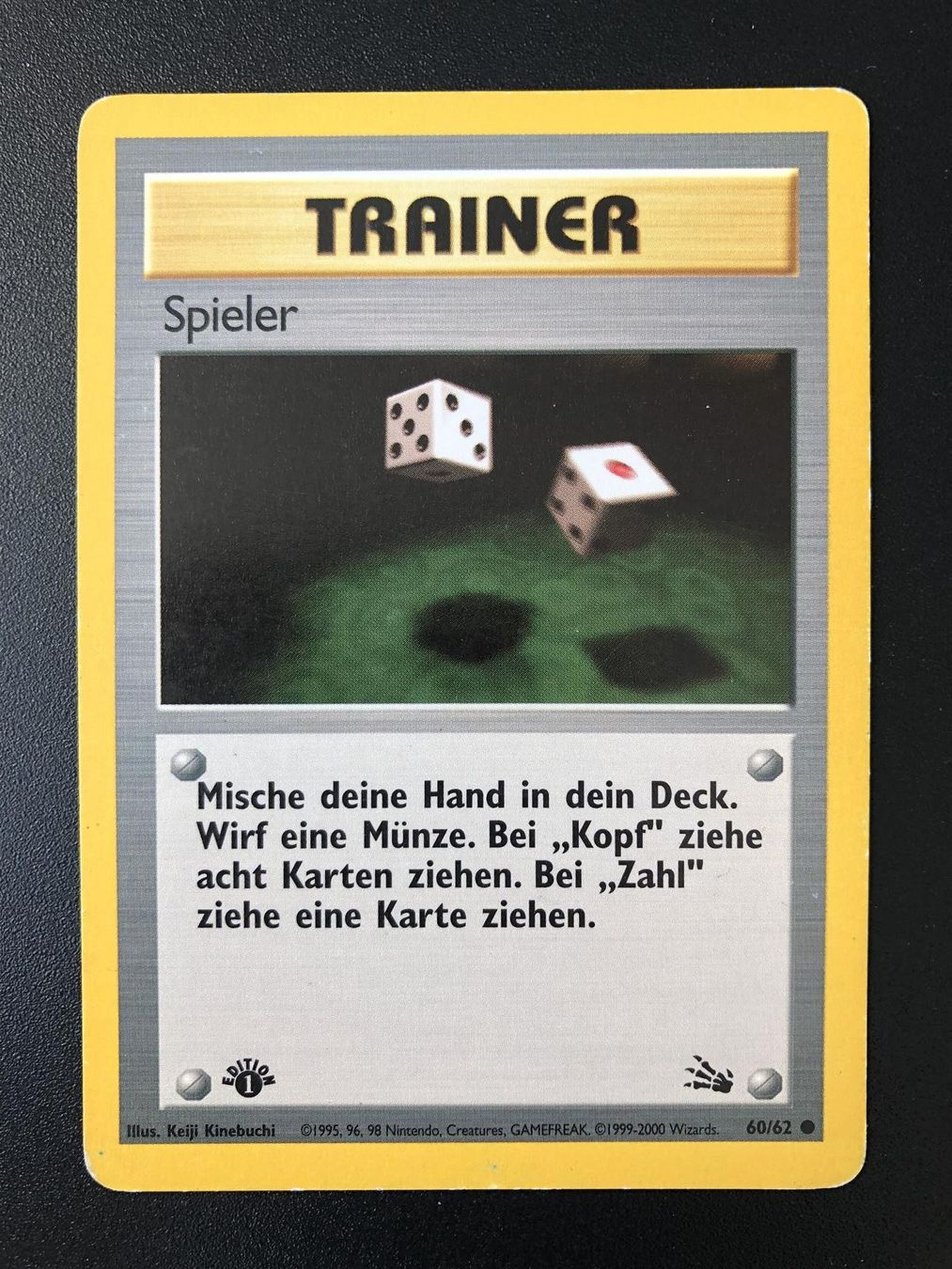 Pokémon Carte collezionabili: Spieler Fossil Set 1. Edition 60/62 – Usato da Windisch venduto da sevenless91