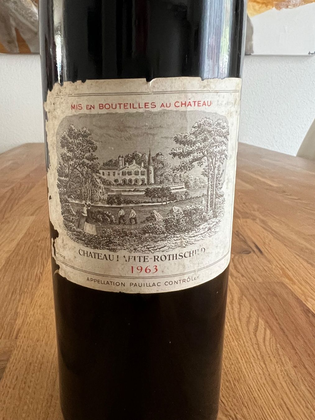 Lafite Rothschild Vino: 1 Fl. Lafite Rothschild 1963 – Nuovo e nell'imballaggio originale da Birmensdorf ZH venduto da Zielasco 1