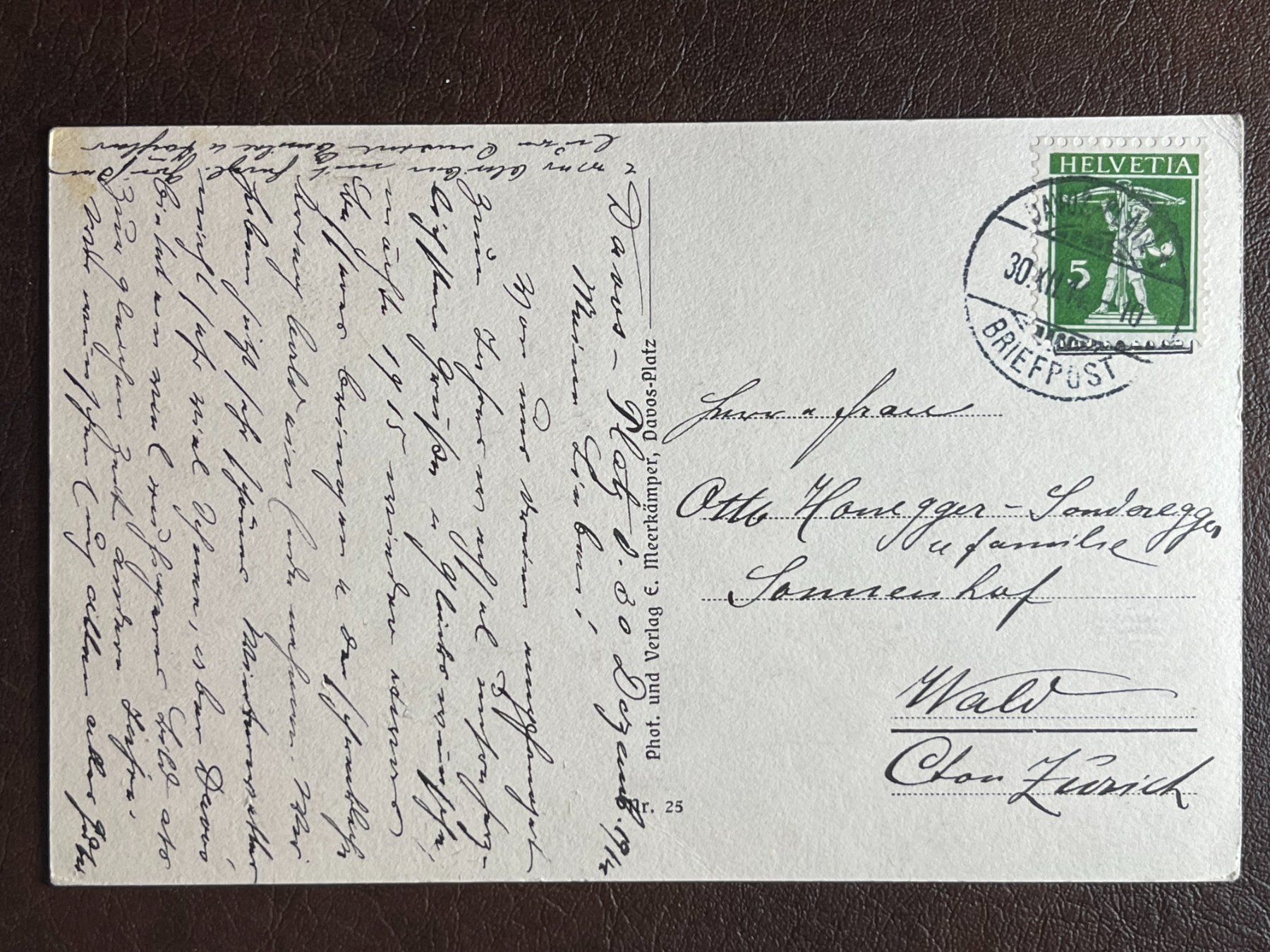 Cartoline postali: Blick ins Sertigtal – Usato da Steg VS venduto da _vinci_ 1