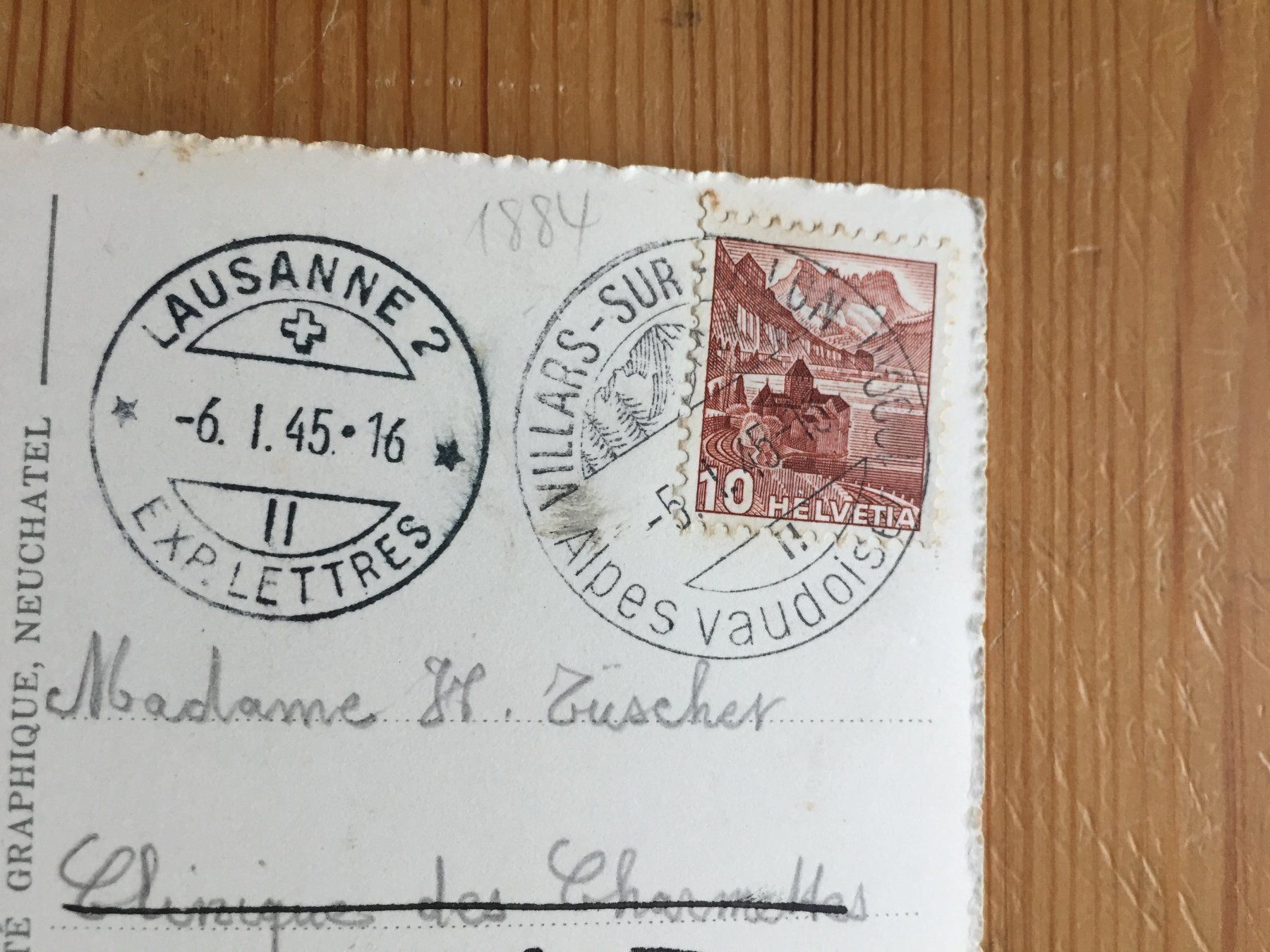 Cartes postales: Bretaye - Cabane militaire - AK 1945 – D'occasion à Oberuzwil par Henri09 1