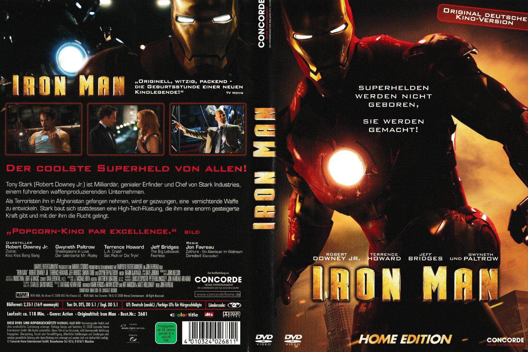 Tutti i DVDs: DVD - Iron Man – Usato da Langnau am Albis venduto da MediaRescuerKeLoX