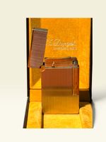 S.T. Dupont Lighter Gold Plated good Condition