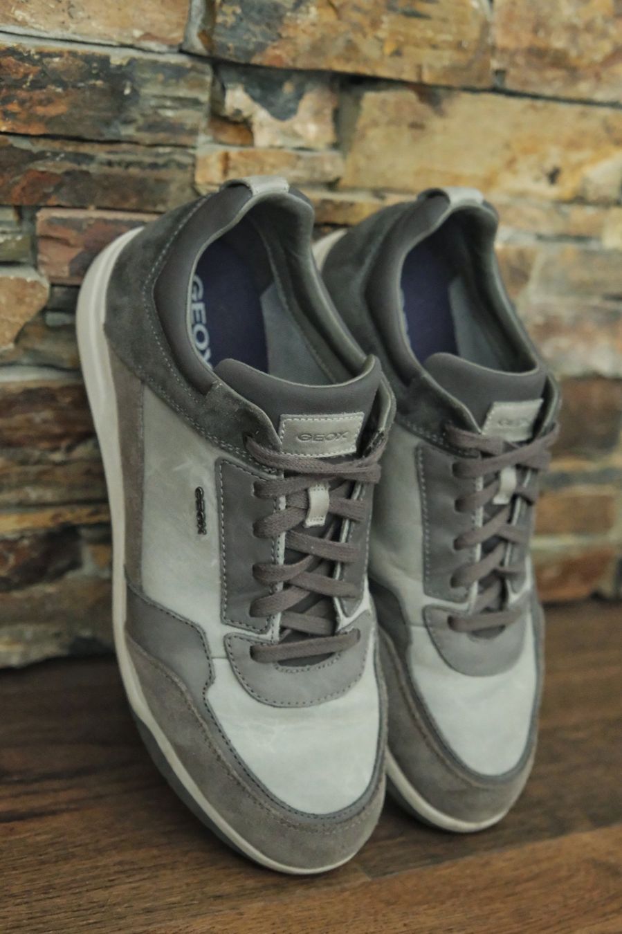 Geox Scarpe da uomo: Schuhe GEOX Herren Gr. 43 grau – Usato da Wohlen AG venduto da Exitburn 1
