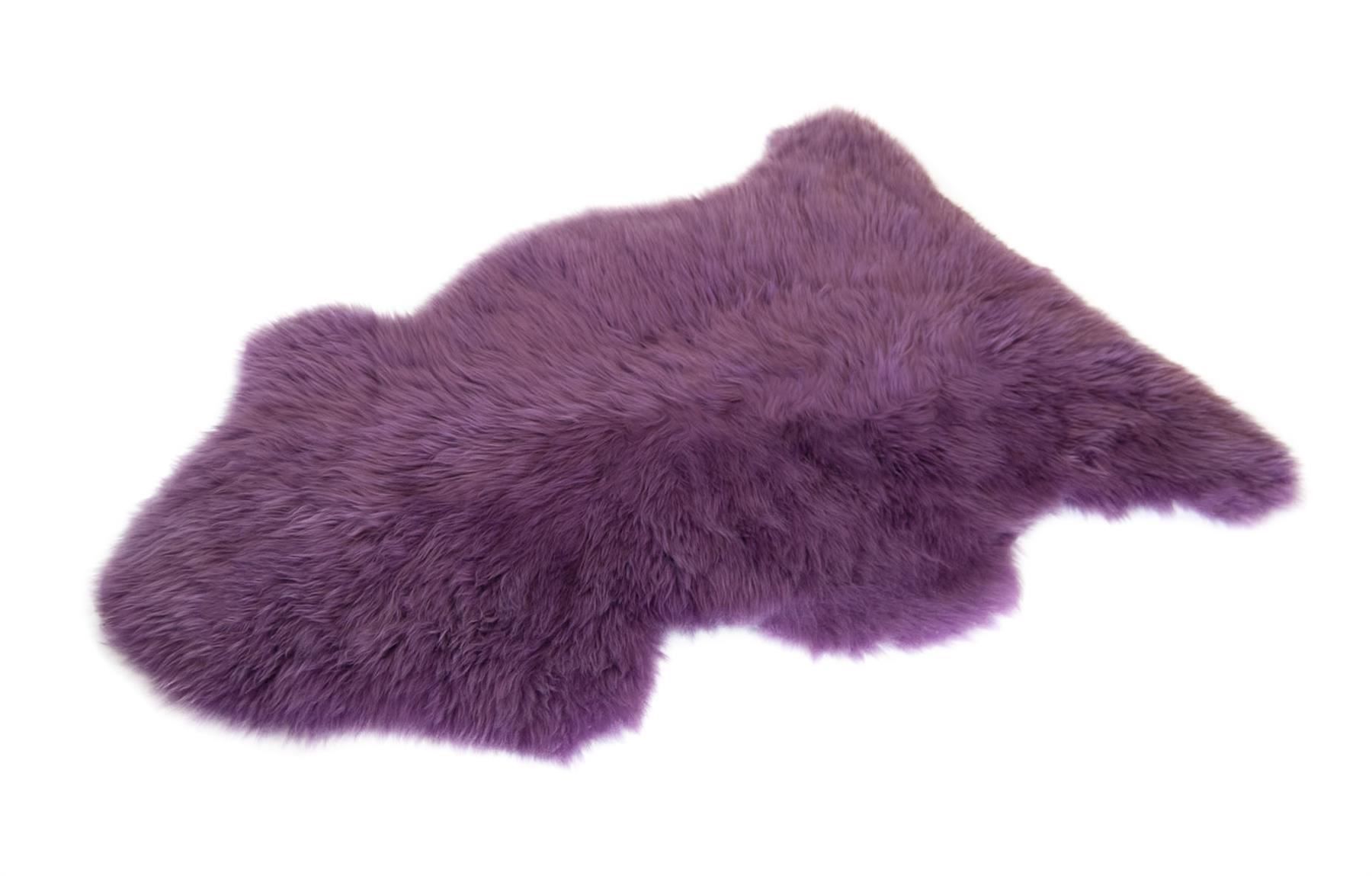 Tappeti: Lammfell Teppich Lila – Nuovo e nell'imballaggio originale da Arbedo venduto da patagonialeatherrugs 3