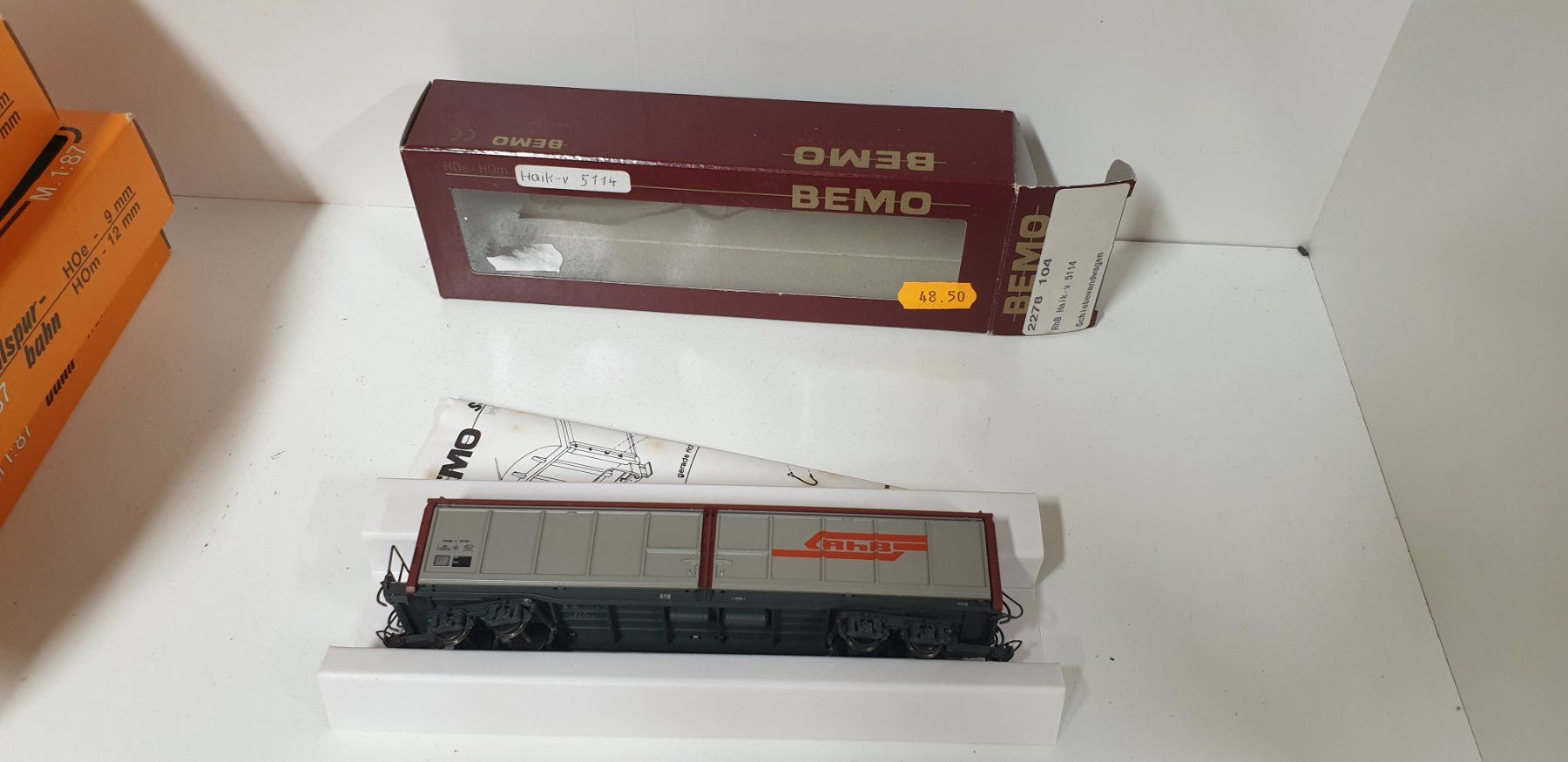 Bemo Modellini di ferrovie: Bemo RhB Schiebewandwagen 2278 104 – Usato da Geroldswil venduto da TopTrain54 1