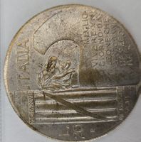 Italienische 20 Lire Münze - 1928 - Replika