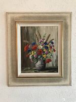 Oelgemälde Blumen von F. Grieder (1832-1905)