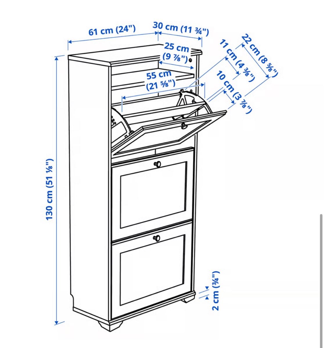 Ikea Guardaroba: Brusali Ikea Schuhschrank – Usato da Zürich venduto da Hubbynski 1