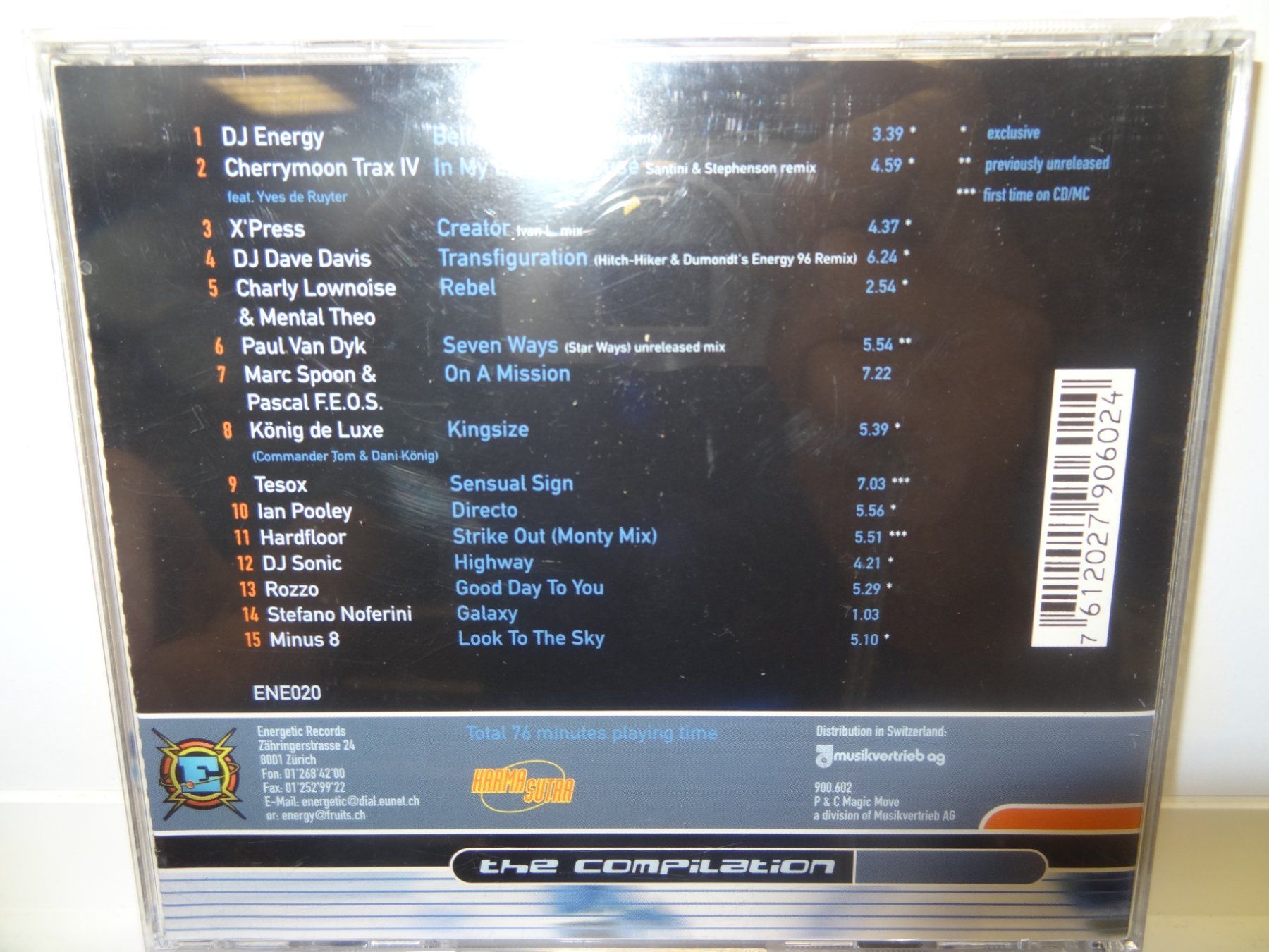 CD: Energy 96 – Usato da luzern venduto da musicandart 1