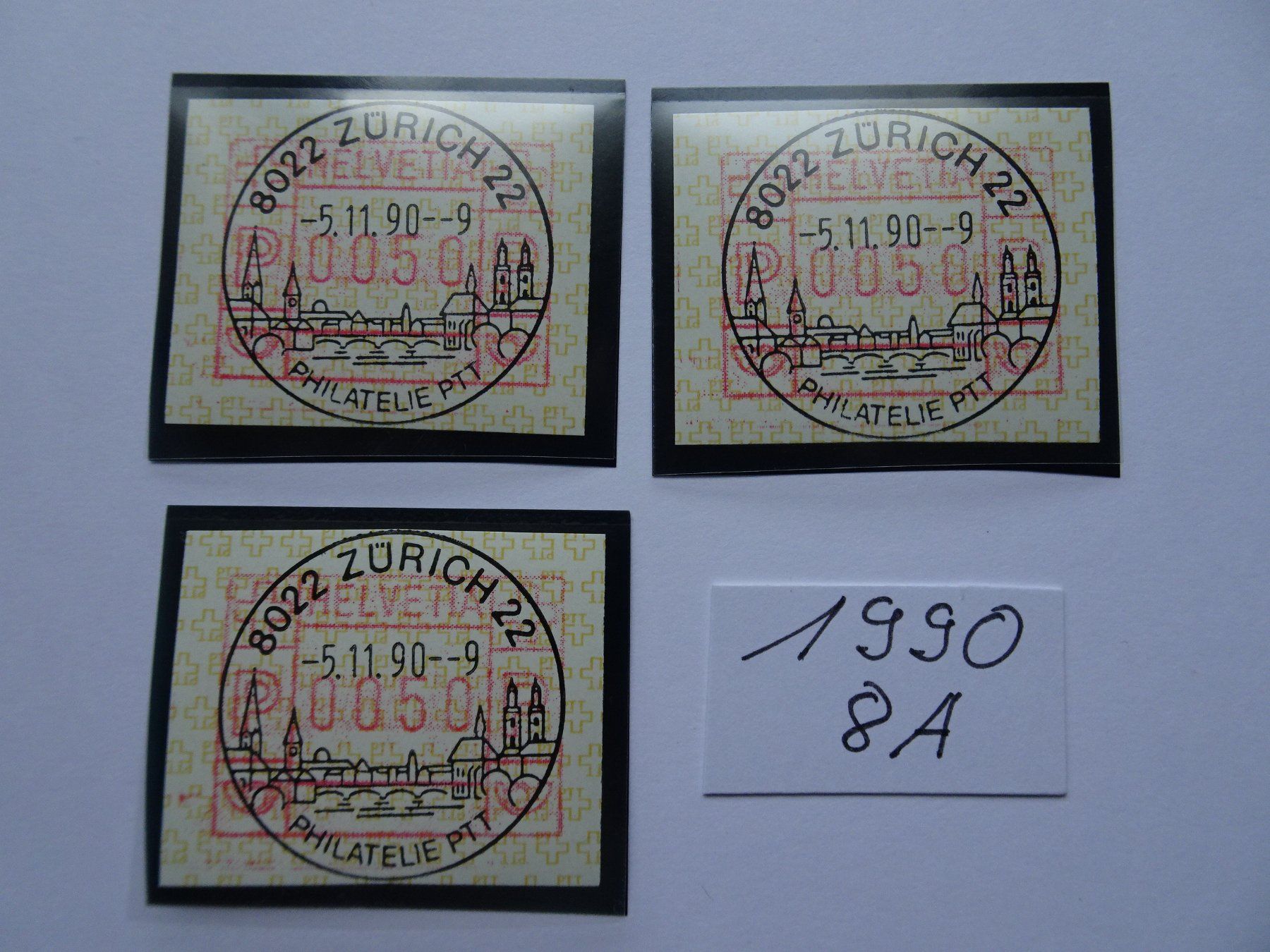Alle Briefmarken: ATM-Typ 8A Vollstempel – Neu (gemäss Beschreibung) aus Aadorf von Chnorli-Furz