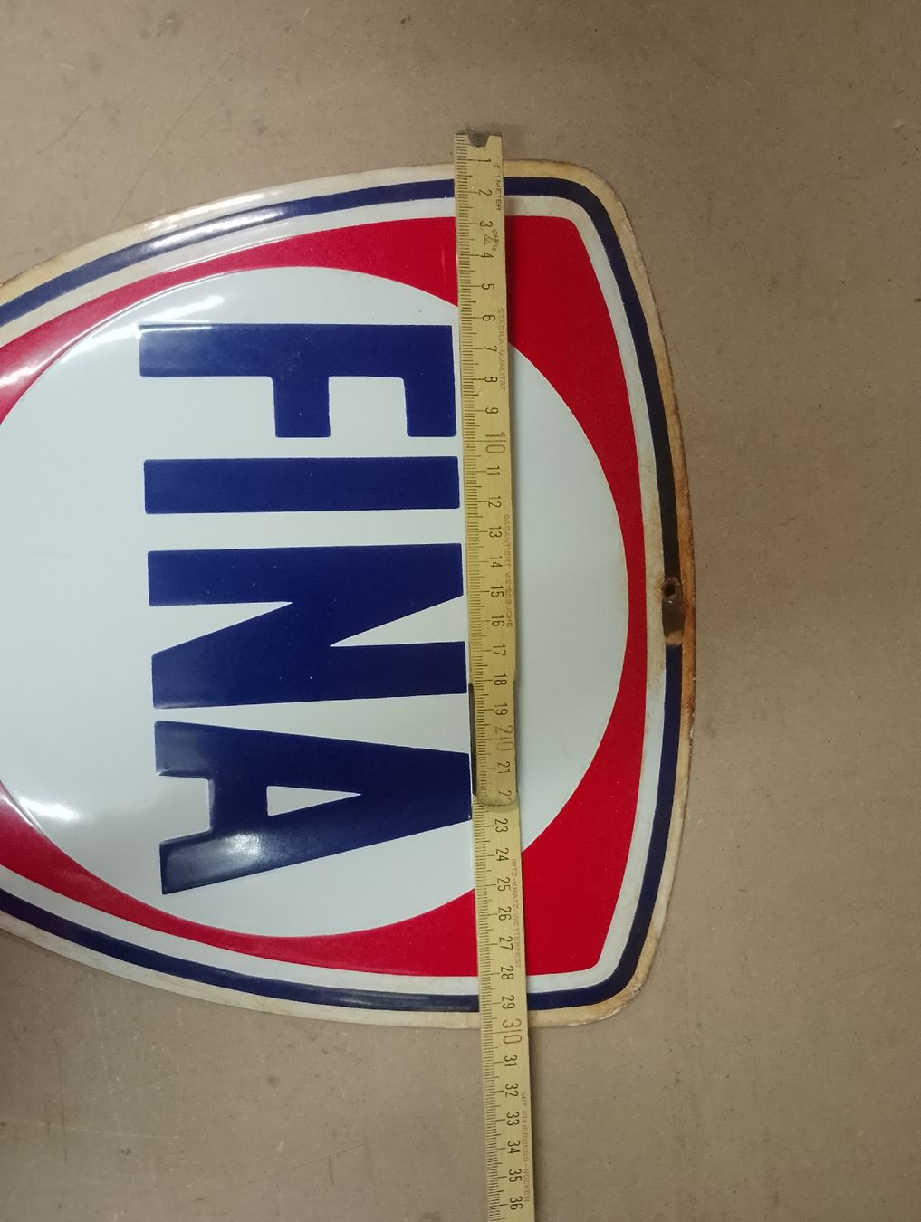 Insegne: Emaille Schild FINA – Usato da Safenwil venduto da dodgewc12 6