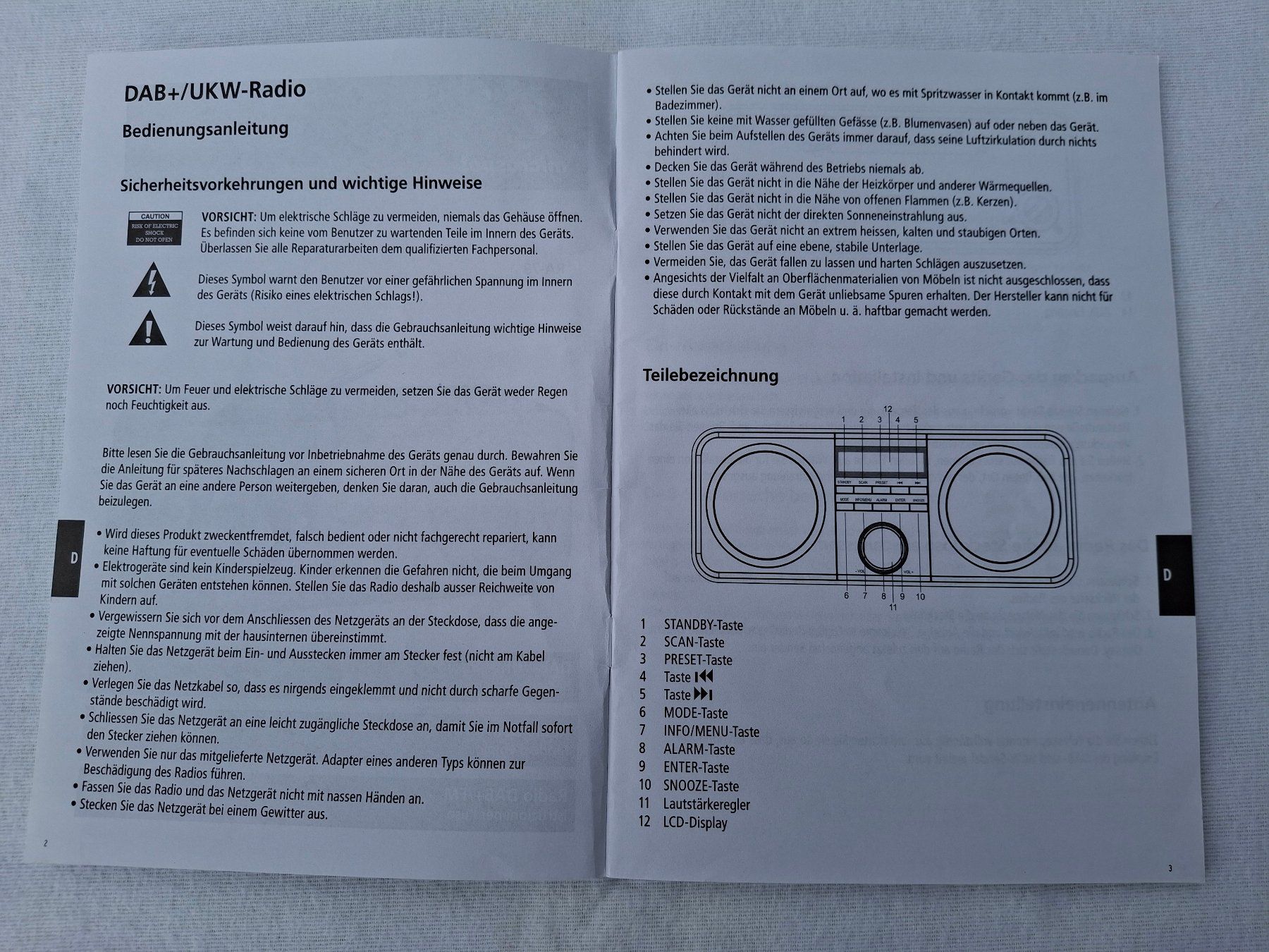 Microspot Radio: Microspot DAB+/UKW-Radio – Usato da Wädenswil venduto da yde_nws9 4
