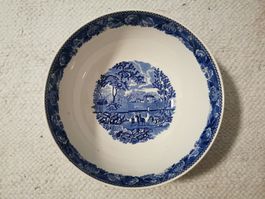 Schüssel Wedgwood "Landscape" blau weiss 23cm