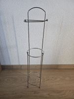 Porte-rouleau WC sur pied chromé