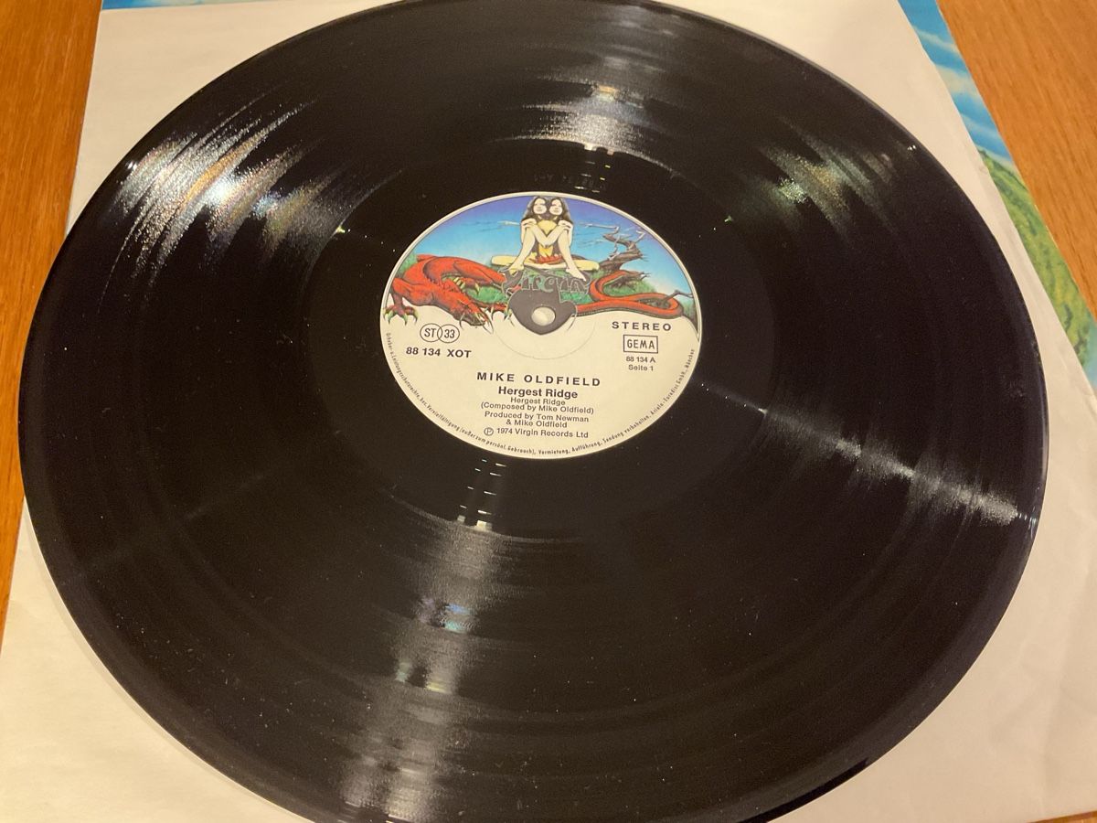 Dischi in vinile: Mike Oldfield - Hergest Ridge - Schallplatte - Virgin Rec. – Usato da Steinach venduto da Quarkie 2