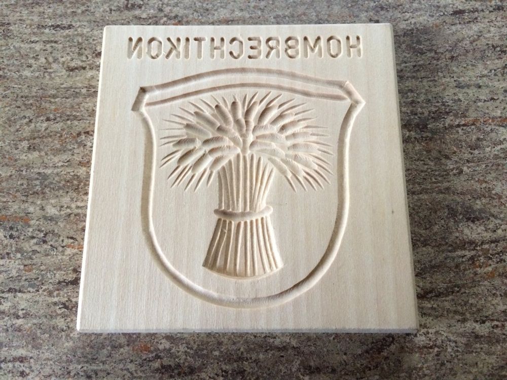 Gebäckmodel Backmode Wappen Hombrechtikon Tirggel Anis Model | Kaufen ...