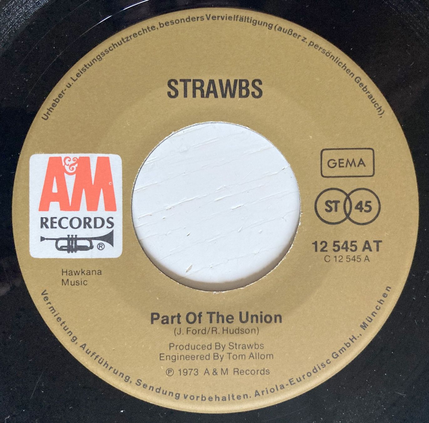 Dischi in vinile: STRAWBS - PART OF THE UNION – Usato da Bottens venduto da hotter-than-hell 2