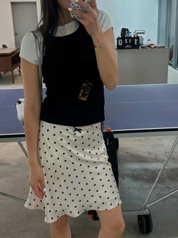 Röcke: Skirt white polka dot – Neu (gemäss Beschreibung) aus Zürich von rob_n7vd