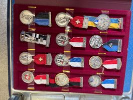 41 Schweizer Schützenmedaillen Sammlung, Diverse Kantone