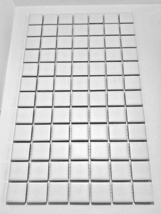 Feinsteinzeug Platten Mosaik, weiss, unglasiert, frostsicher Kaufen