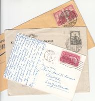 Mexiko - Schweiz 1935 - 1956, 3 Briefe/Karten