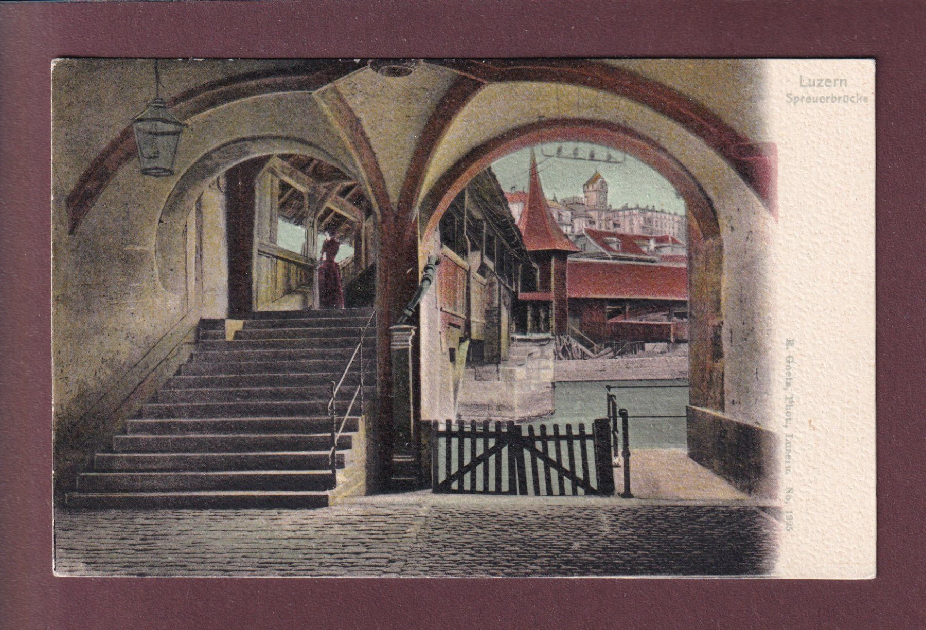 Cartoline postali: LUZERN - Spreuerbrücke – Usato da Pully venduto da nicecards
