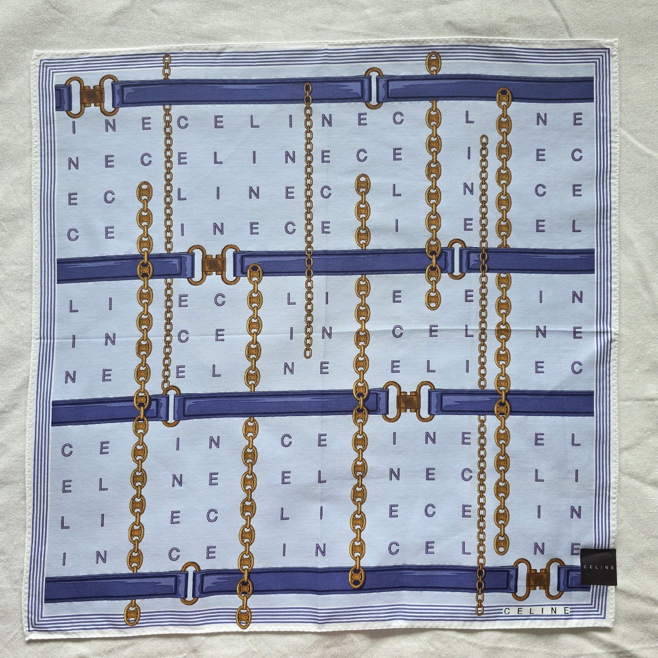 Celine Foulards & écharpes: Vintage Neues CELINE Baumwolltuch 50x50 cm – Neuf avec emballage d'origine à Zürich par LIMAR 2