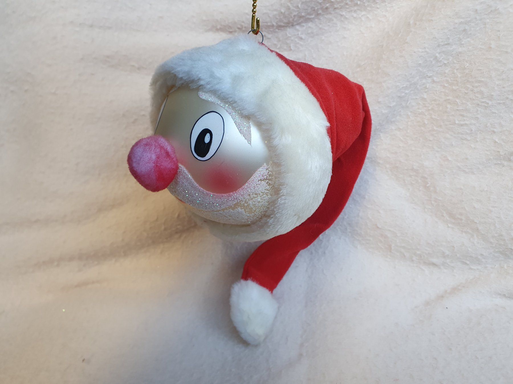 Tutte le decorazioni: Grande boccia a forma di Babbo Natale – Usato da Melano venduto da H-Sara 1