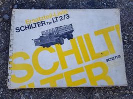 Schilter Transporter Typ LT 2/3 Original Ersatzteilliste