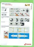 Swiss Airbus A320neo, Safety Card