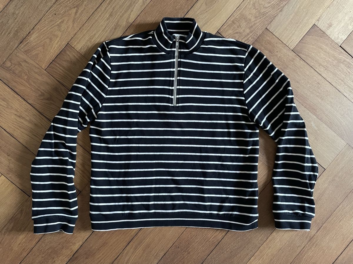 Maglioni & Felpe: YMC YouMustCreate, Gestreifter Pullover, Reisverschluss – Usato da Basel venduto da car_bgg7