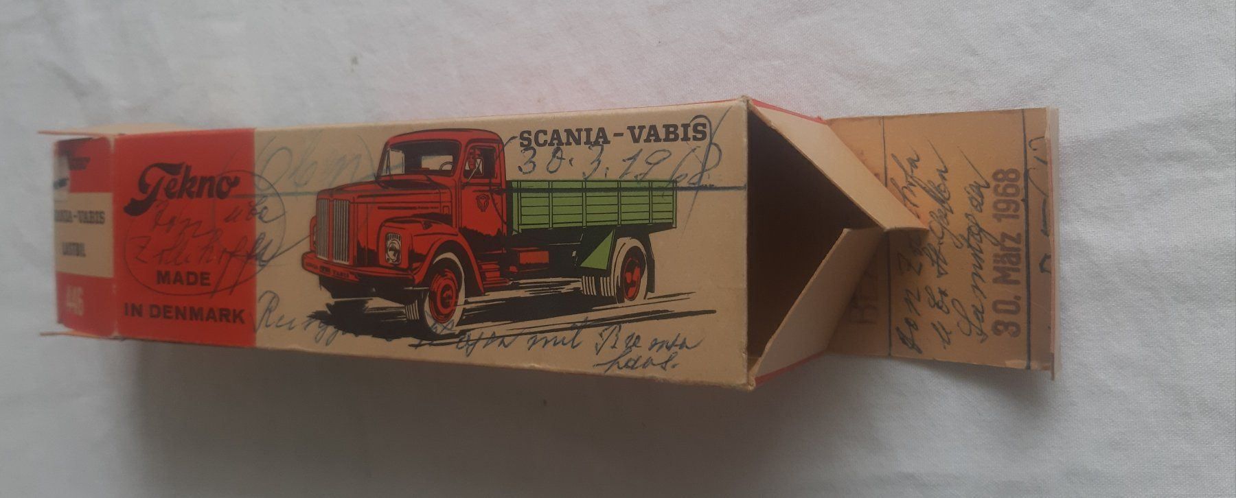 Tekno Voitures modèles: Tekno 446 Scania Vabis Leere Box – D'occasion à Schenkon par Elbarto007