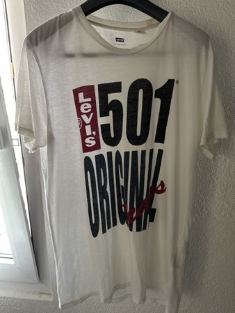 T-Shirt Levi's 501 Original Herren Weiss Grösse M