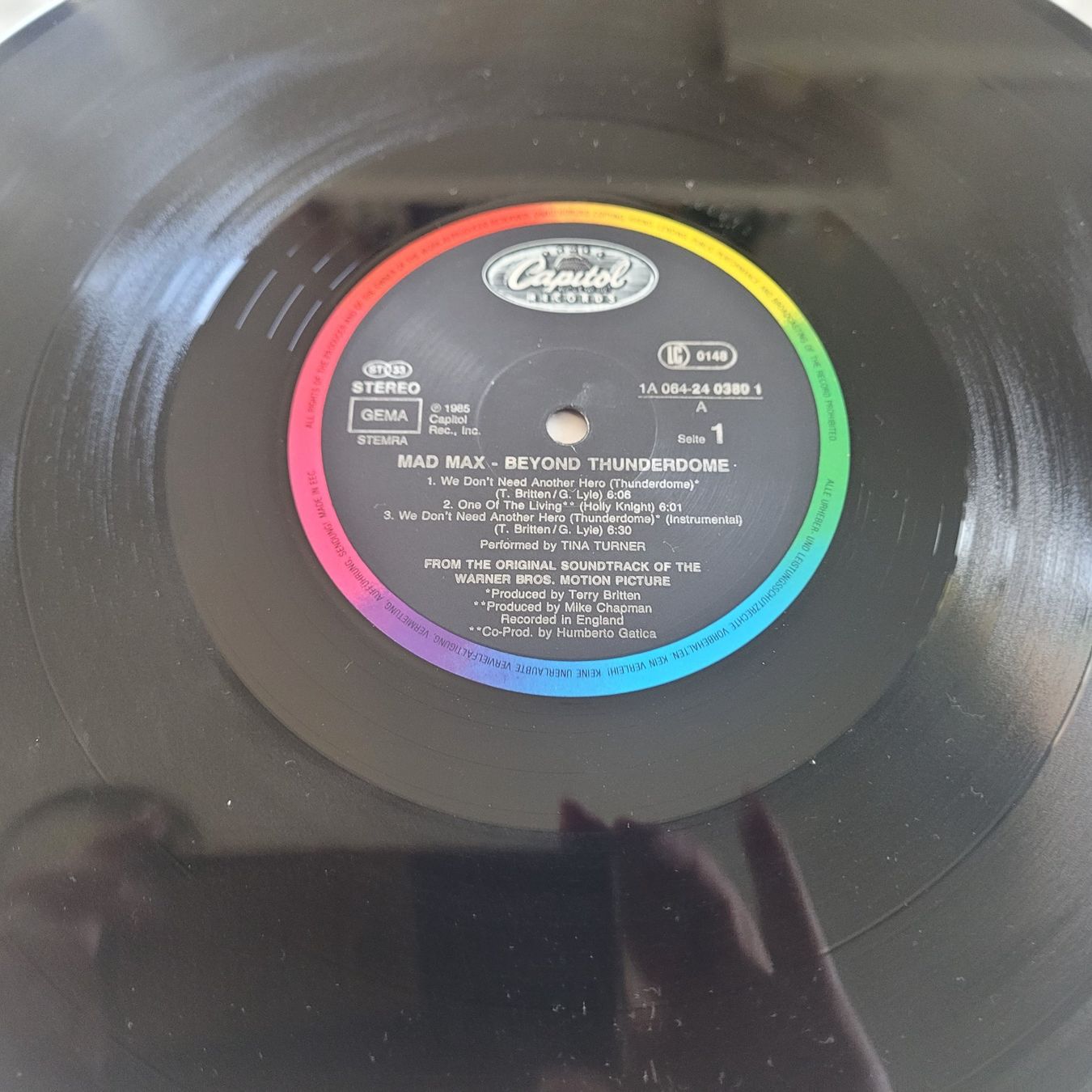 Dischi in vinile: LP Vinyle Mel Gibson Mad Max Beyond Thunderdome Tina Turner – Usato da Reconvilier venduto da itzlittlerabbit 2