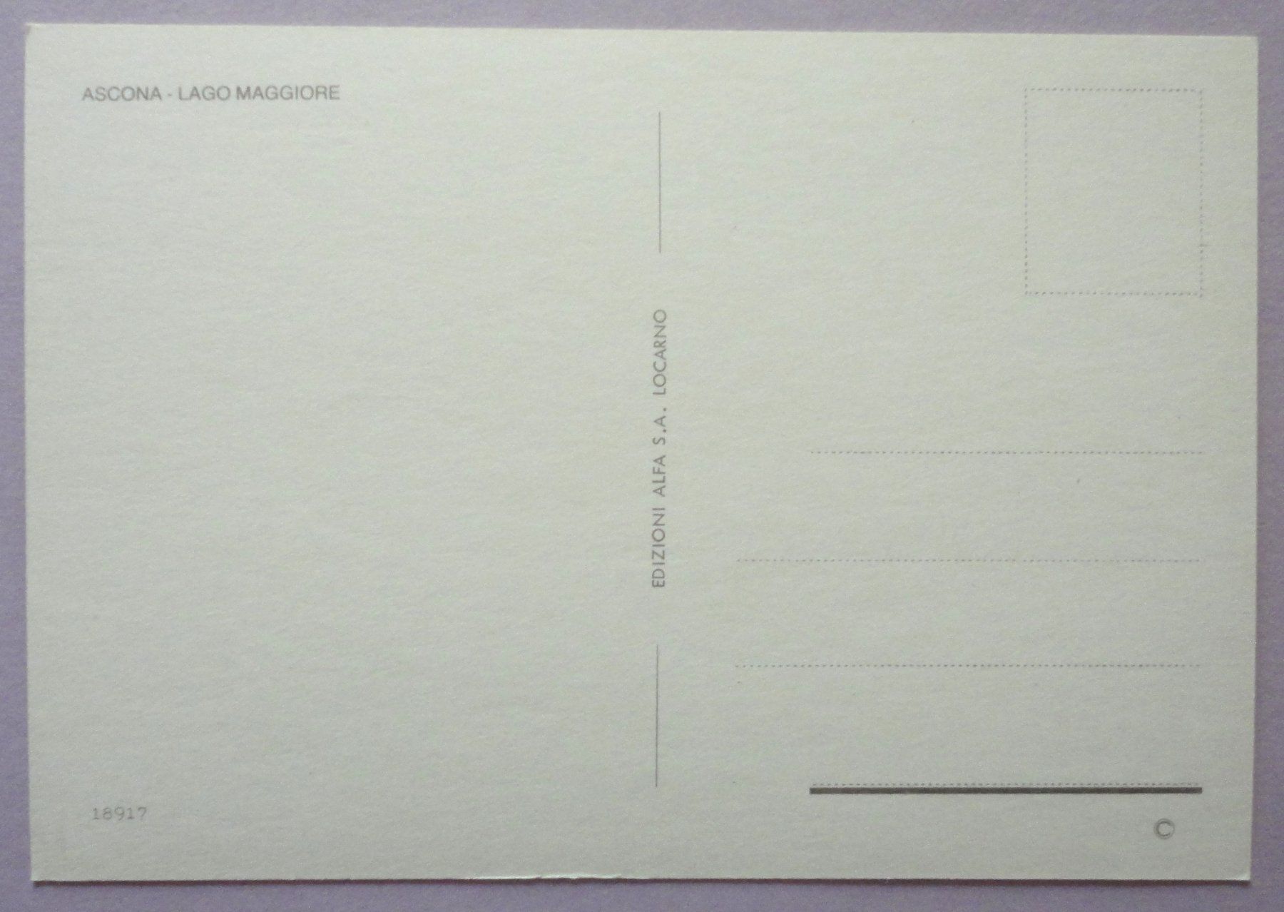 Cartoline postali: Ascona - Lago Maggiore – Usato da Fétigny venduto da Billy2miny 1