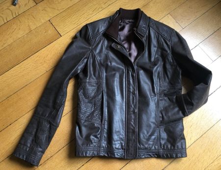 Lederjacke Damen Biker-Stil