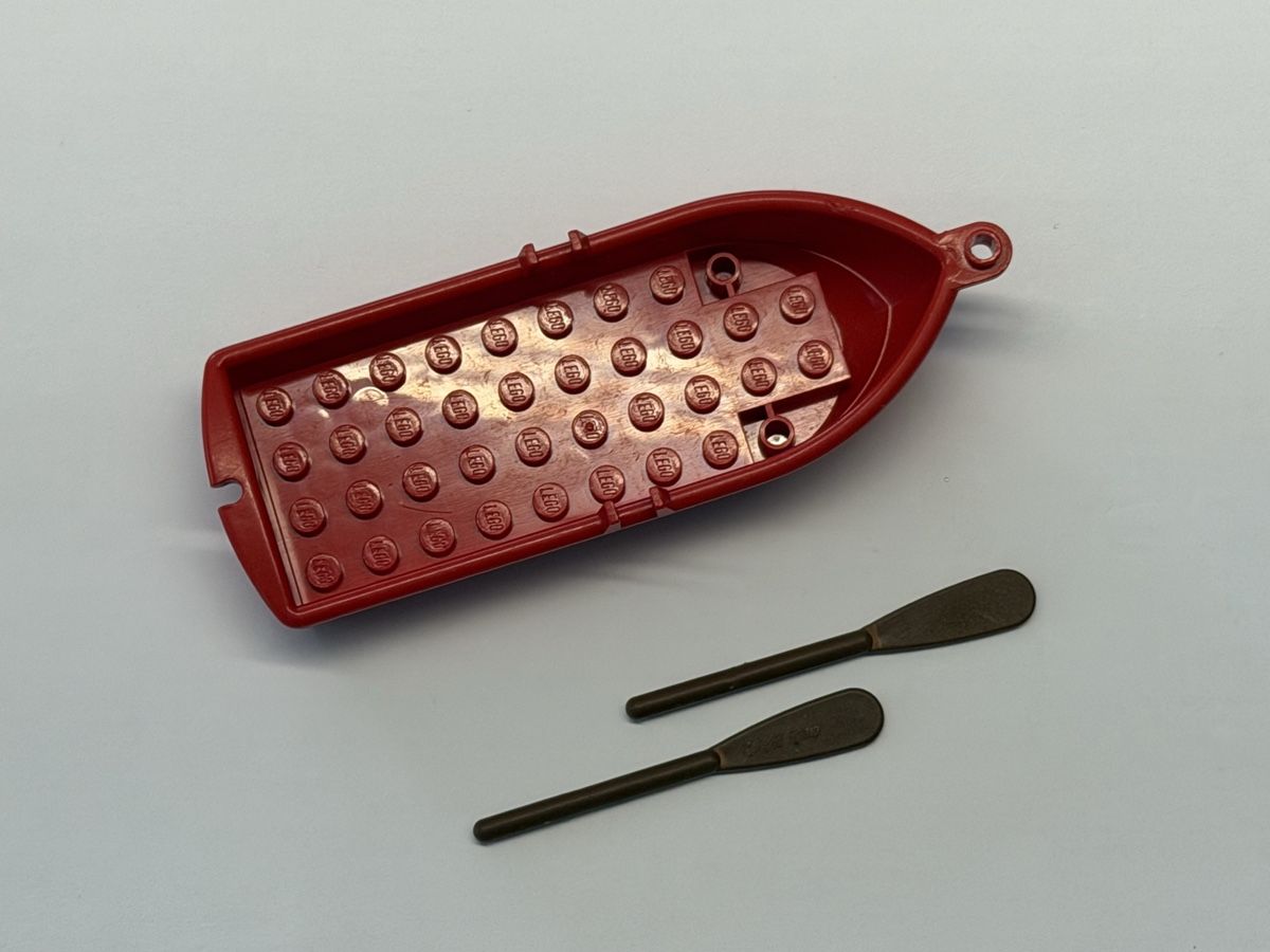 Lego Giocattoli: 1 Stück /Rotes Lego Boot mit Ruder. – Usato da Rheinfelden venduto da zim_2hqc 1
