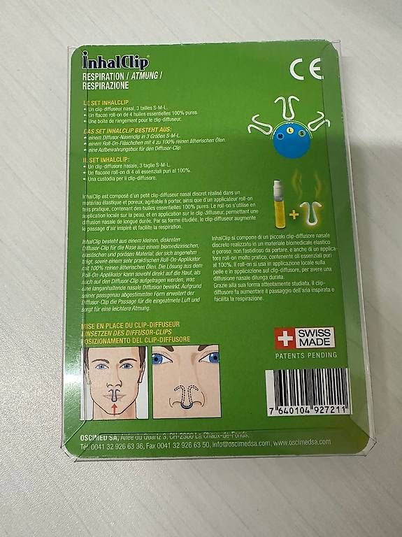 Diffusori di oli essenziali: OSCIMED Diffuseur nasal + huiles essentielles – Usato da Sonceboz-Sombeval venduto da michael.l 1