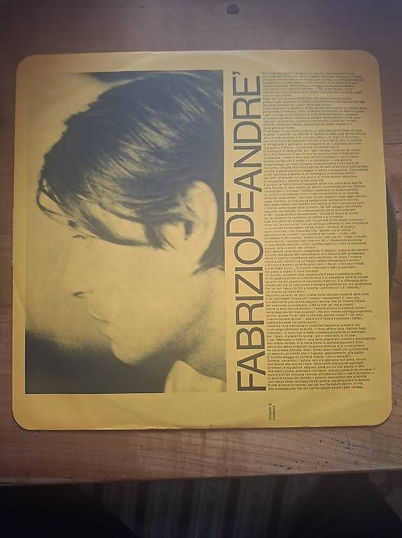 Dischi in vinile: Fabrizio de André - tutti moriamo a stento – Usato da Vacallo venduto da amy_dlv7 3