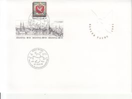 SBK Z101 + W75 auf Brief mit Sonderstempel S. 1562
