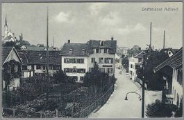 1923, ADLISWIL, DORFSTRASSE UND RESTAURANT RÖSSLI