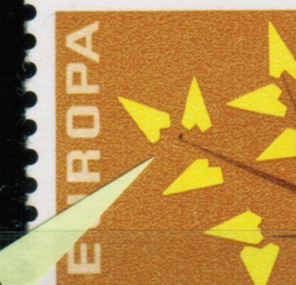 Tutti i francobolli: Europa Nr. 389 - Pf. "kürzerer Ast" ** postfrisch – Nuovo (secondo la descrizione) da Bern venduto da peri02 1