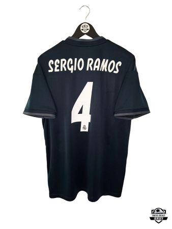 SERGIO RAMOS #4 Original Real Madrid 2018-19 Away Trikot